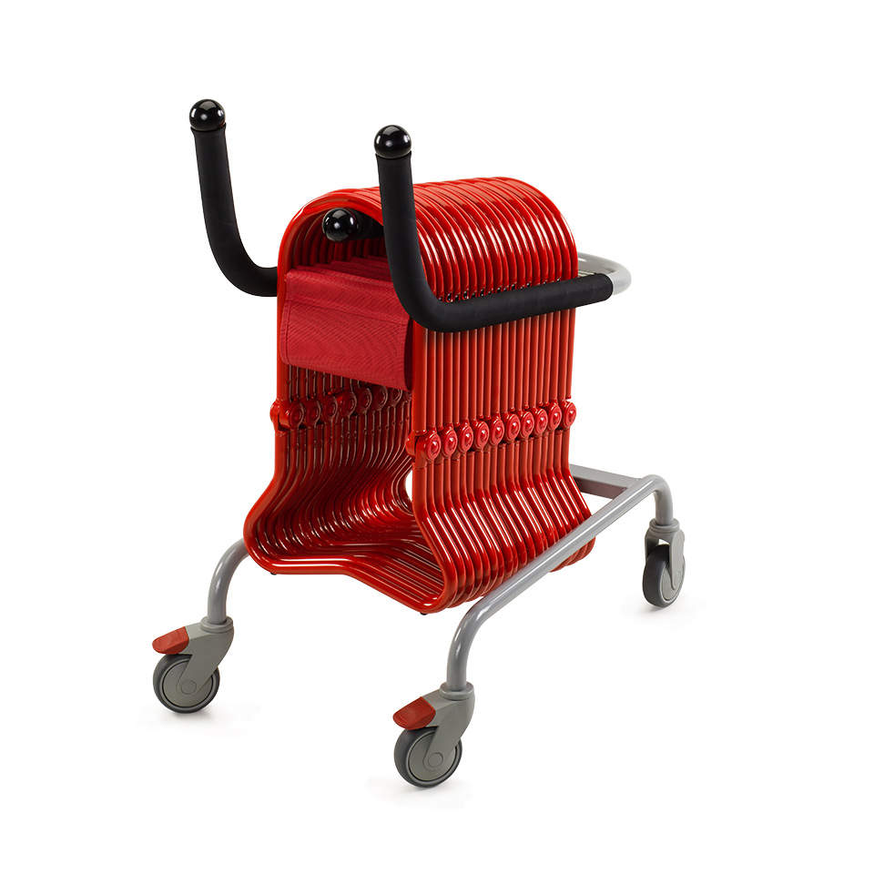 SNUPI Trolley for 10 folding stools